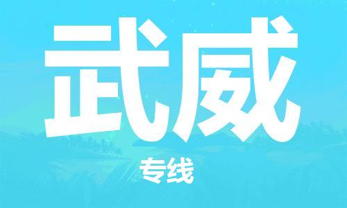 深圳到武威物流专线-深圳至武威货运安全快捷-深圳物流公司